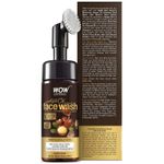 Buy WOW Skin Science Moroccan Argan Oil Foaming Face Wash with Built-in Brush  (150 ml) - Purplle