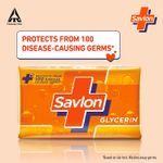 Buy Savlon Moisturizing Glycerin soap bar with germ protection, Pack of 5-125g each - Purplle