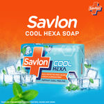Buy Savlon Cool Hexa Bathing Soap Bar with Instant Cool Feeling (Buy 4 Get 1 - 125g each) - Purplle