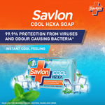 Buy Savlon Cool Hexa Bathing Soap Bar with Instant Cool Feeling (Buy 4 Get 1 - 125g each) - Purplle