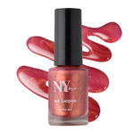 Buy NY Bae Hustlin' Nail Lacquer - Boss Babe 1 (6 ml) | Red | Glossy Finish | Rich Pigment | Chip-proof | Long lasting | Cruelty Free - Purplle