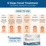 Buy OxyGlow Herbals Diamond facial kit, 63g,Prevent Wrinkles,Diamond Shine - Purplle
