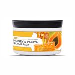 Buy OxyGlow Herbals Honey and Papaya Enzymes Scrub,500g, Remove impurities - Purplle