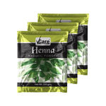 Buy VCare Henna Natural Powder For Hair, 200 gm, (Pack of 3) - Purplle