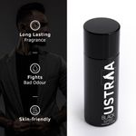 Buy Ustraa Black Deodorant Body Spray (150 ml) - Purplle