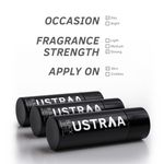 Buy Ustraa Black Deodorant Body Spray, 150 ml- Set of 3 - Purplle
