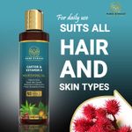 Buy Pure Ethics® Castor Oil with Vitamin E For Hair Growth, Healthy Skin & Nails. Cold Pressed - 200 Ml - Purplle