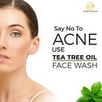 Buy Pure Ethics® Tea Tree Anti Acne Face Wash for Oil Control & Glowing Skin with Green Tea, Aloevera - 100 Ml - Purplle