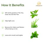 Buy Pure Ethics® Tea Tree Anti Acne Face Wash for Oil Control & Glowing Skin with Green Tea, Aloevera - 100 Ml - Purplle