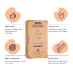 Buy Sanfe Sakura Body Wax Strips with Complementary Cleansing Wipes - 20 Strips | Unclogs pores - Purplle