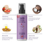 Buy Sanfe Sensual Intimate Massage Gel for Women - 50ml with Strawberry & Coconut extracts Non Greasy Lubricant & Moisturizing Gel for Women (Multicolor) - Purplle