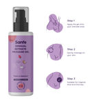 Buy Sanfe Sensual Intimate Massage Gel for Women - 50ml with Strawberry & Coconut extracts Non Greasy Lubricant & Moisturizing Gel for Women (Multicolor) - Purplle