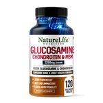 Buy Nature Life Nutrition Glucosamine Chondroitin & MSM 2260mg/Serve|120 Veg Tablets | Superior Bone & Joint Health Formula | Vegan - Purplle