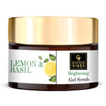 Buy Good Vibes Brightening Gel Scrub - Lemon & Basil (50 g) - Purplle