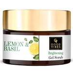 Buy Good Vibes Brightening Gel Scrub - Lemon & Basil (50 g) - Purplle