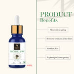 Buy Good Vibes Dandelion Age Defying Face Serum | Anti-Acne, Nourishing | No Parabens, No Sulphates, No Animal Testing, No Silicones (10 ml) - Purplle