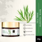 Buy Good Vibes Tea Tree Oil Control Sleeping Mask (50 g) - Purplle