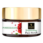 Buy Good Vibes Pomegranate Brightening Face Scrub | Anti-Ageing, Sun Protection | With Almond Oil | No Parabens, No Sulphate, No Mineral Oil (100 g) - Purplle