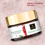 Buy Good Vibes Pomegranate Brightening Face Scrub | Anti-Ageing, Sun Protection | With Almond Oil | No Parabens, No Sulphate, No Mineral Oil (50 gm) - Purplle