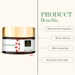 Buy Good Vibes Strawberry Reviving Face Scrub | Removes Dirt & Impurities, Suitable For Dull Skin | No Parabens, No Sulphates, No Mineral Oil, No Animal Testing (50 g) - Purplle