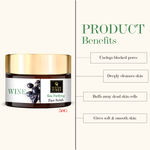 Buy Good Vibes Wine Skin Purifying Face Scrub | Anti-Ageing, Oil Control | No Parabens, No Sulphates, No Mineral Oil, No Animal Testing (50 g) - Purplle