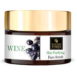 Buy Good Vibes Wine Skin Purifying Face Scrub | Anti-Ageing, Oil Control | No Parabens, No Sulphates, No Mineral Oil, No Animal Testing (50 g) - Purplle