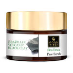 Buy Good Vibes Brazilian Volcanic Black Clay Skin Detox Face Scrub (50 g) - Purplle
