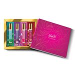 Buy Iba Pure Perfume Gift Set - Set of 4 Alcohol Free Rollerball Perfumes (Rain Drops | Floral Fantasy | Sweet Passion |Show Stopper) - Purplle