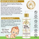Buy Mom & World Baby Hair Oil (200 ml) - With Organic & ColdPressed Natural Oil for Kids - Purplle