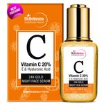 Buy St.Botanica Vitamin C 20% + E & Hyaluronic Acid 24k Gold Night Face Serum (25 ml) - Purplle