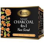 Buy Oriental Botanics Activated Charcoal 4 IN 1 Face Scrub (100 g) - Purplle