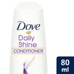 Buy Dove Daily Shine Hair Conditioner for dull frizzy hair, 80 ml - Purplle