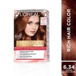 Buy L'Oreal Paris Excellence Fashion - Shade 6.34 Intense Golden Auburn (172 ml) - Purplle
