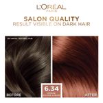 Buy L'Oreal Paris Excellence Fashion - Shade 6.34 Intense Golden Auburn (172 ml) - Purplle