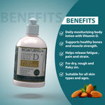 Buy BIOAYURVEDA Vitamin D Bone Strong Body Lotion For Muscle Strength 500 ml - Purplle