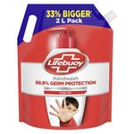 Buy Lifebuoy Total 10 Handwash Refill, 2 Ltr - Purplle