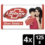 Buy Lifebuoy Total Germ Protection Soap 125 g (Buy 3 Get 1 Free) - Purplle