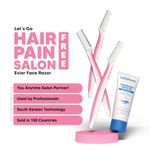 Buy LetsShave Evior Women Face Razor (Pack of 6) - Purplle