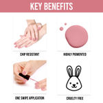 Buy NY Bae Blossomin' Nail Lacquer - Cotton Candy 4 (6 ml) | Pink | Glossy Finish | Rich Pigment | Chip-proof | Long lasting | Cruelty Free - Purplle