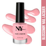 Buy NY Bae Blossomin' Nail Lacquer - Cotton Candy 4 (6 ml) | Pink | Glossy Finish | Rich Pigment | Chip-proof | Long lasting | Cruelty Free - Purplle
