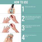 Buy NY Bae Hustlin' Nail Lacquer - Aquaholic Glow 5 (6 ml) | Blue | Glossy Finish | Rich Pigment | Chip-proof | Long lasting | Cruelty Free - Purplle