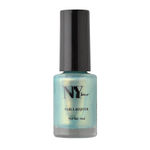 Buy NY Bae Hustlin' Nail Lacquer - Aquaholic Glow 5 (6 ml) | Blue | Glossy Finish | Rich Pigment | Chip-proof | Long lasting | Cruelty Free - Purplle