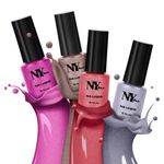 Buy NY Bae Hustlin' Nail Lacquer - Her Grace 6 (6 ml) | Red | Glossy Finish | Rich Pigment | Chip-proof | Long lasting | Cruelty Free - Purplle