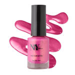 Buy NY Bae Hustlin' Nail Lacquer - Rise & Grind 3 (6 ml) | Dark Pink | Glossy Finish | Rich Pigment | Chip-proof | Long lasting | Cruelty Free - Purplle