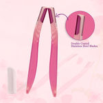 Buy Kai Bi-Hada Face Razor-Pink ( New Pack) - Purplle