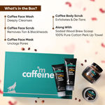 Buy mCaffeine Coffee Mood Skin Care Gift Set For Men and Women| Signature Body Scrub, Face Wash, Scrub & Mask with Brew Scoop and Face Towel | Rakhi Gift (170g) - Purplle