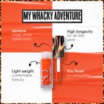 Buy Stay Quirky Mini Liquid Lipstick Orange - My Wacky Adventure 13 | Highly Pigmented | Non-drying | Long Lasting | Easy Application | Water Resistant | Transferproof | Smudgeproof (1.6 ml) - Purplle