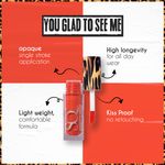 Buy Stay Quirky Mini Liquid Lipstick Orange - You Glad To See Me 21 | Highly Pigmented | Non-drying | Long Lasting | Easy Application | Water Resistant | Transferproof | Smudgeproof (1.6 ml) - Purplle