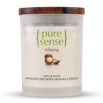 Buy PureSense Macadamia Hand-Poured Body Massage Candle, 200 ml - Purplle