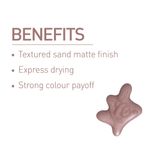 Buy MyGlamm Wandurlust Sand Matt Nail Paint-Cannoli-11ml - Purplle